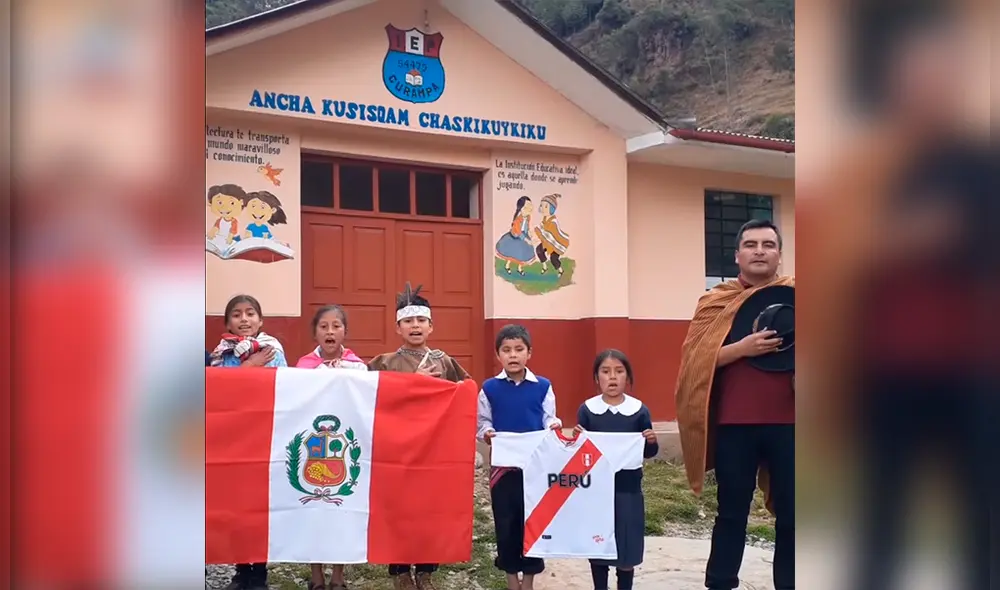 El Minedu señaló que el video fue grabado en Apurímac. (Foto: captura de video) El Minedu señaló que el video fue grabado en Apurímac. (Foto: captura de video)