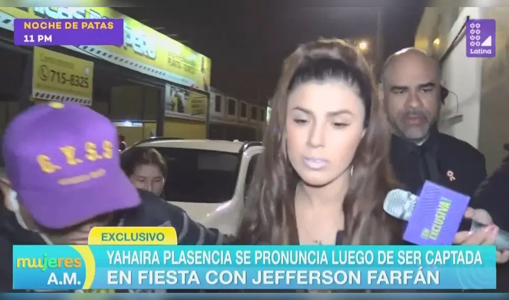 ¿Qué dijo Yahaira Plasencia tras ser captada con Jefferson Farfán en departamento?