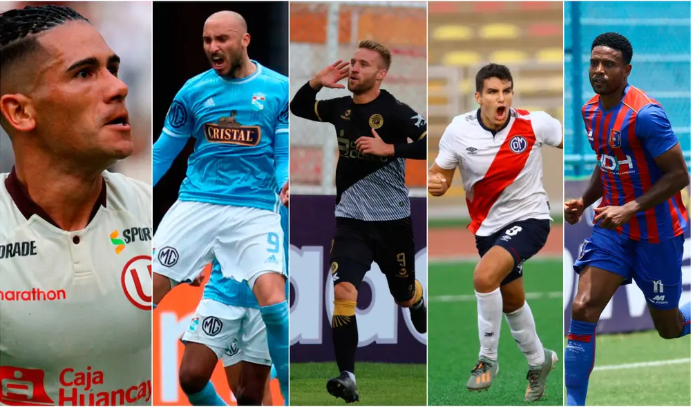 Revisa aquí la tabla de goleadores de la Liga 1 Movistar 2020. | Foto: Composición de La República