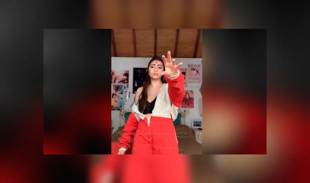 Desliza las imágenes para ver la dramática escena que protagonizó esta joven como Nairobi, de 'La Casa de papel'. Foto: Giu Wavy/TikTok Desliza las imágenes para ver la dramática escena que protagonizó esta joven como Nairobi, de 'La Casa de papel'. Foto: Giu Wavy/TikTok
