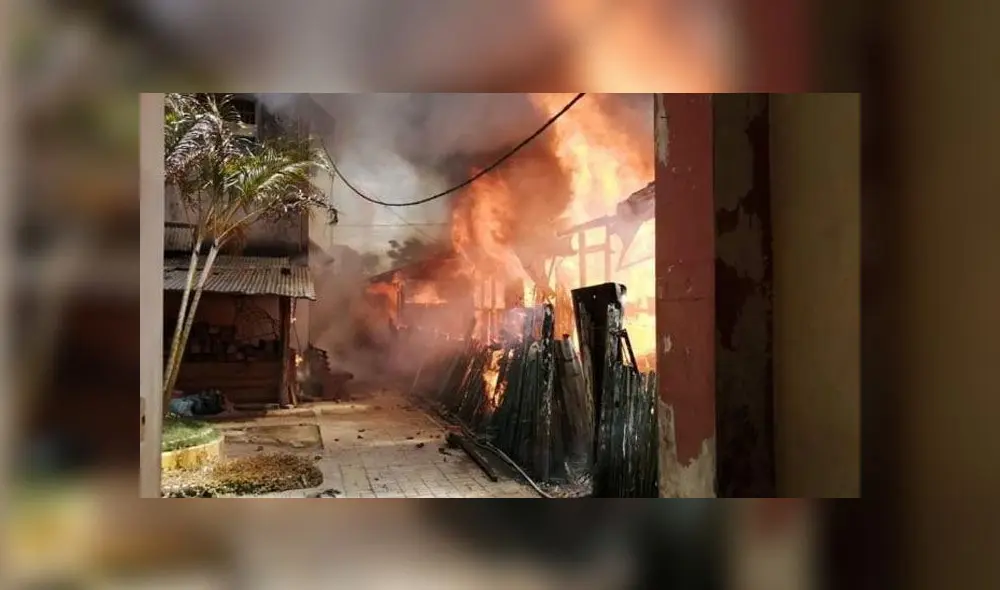 Las instalaciones de la comisaría se vieron afectadas por protesta de indignados moradores. (Foto: Difusión)