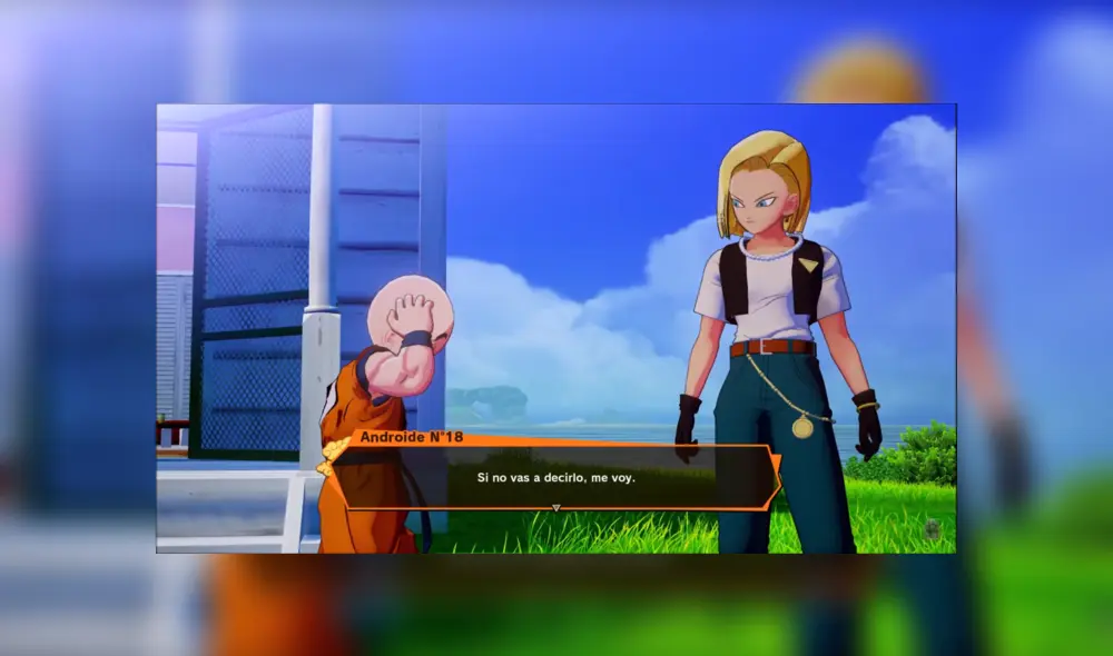 El anime de Dragon Ball Z nunca mostró qué sucedió entre la despedida de #18 y Krilin en el templo de Kami-Sama.