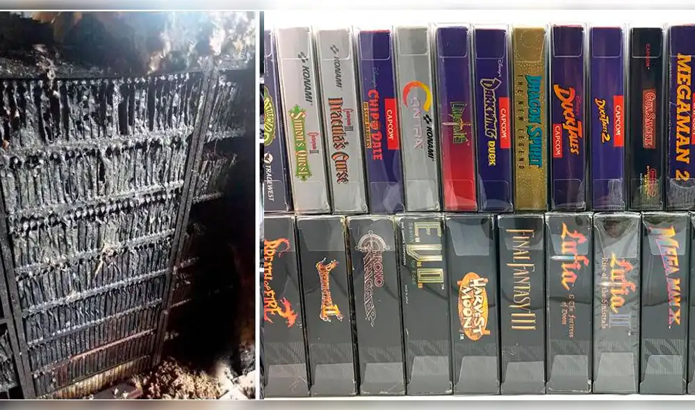 Gamer lo pierde todo: Increíble colección de videojuegos es destruida por incendio