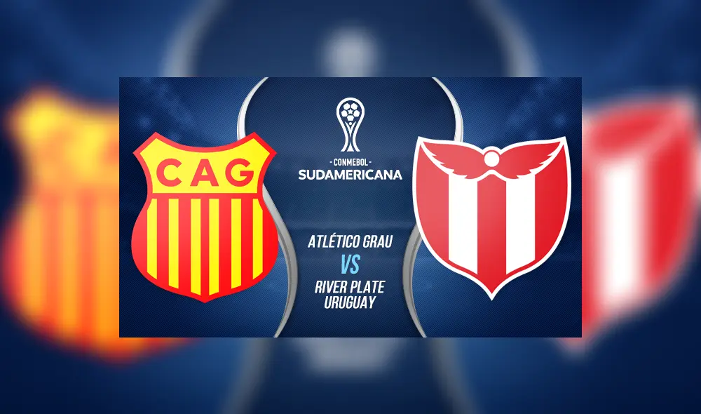 Atlético Grau enfrenta a River Plate de Uruguay por la Copa Sudamericana.