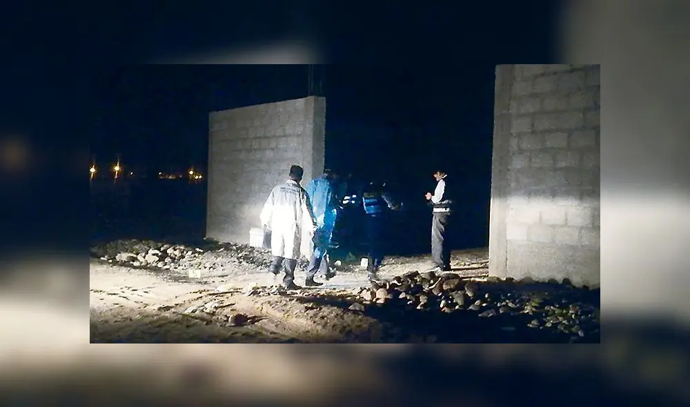 investigación. En este lote hallaron el cuerpo de Fernández.