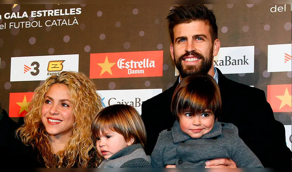 Shakira y Piqué comparten tierna foto familiar