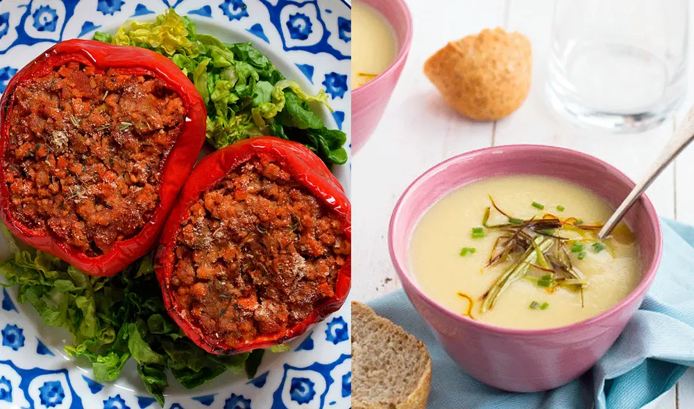 La comida vegetariana ofrece opciones dulces, saladas y de varios tipos para la cena de Nochebuena. Foto: composición / Vitónica / Directo al Paladar