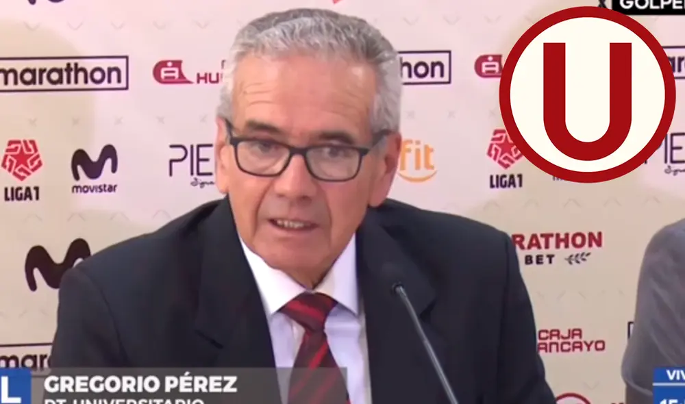 Universitario de Deportes presentó en sociedad al técnico Gregorio Pérez. | Foto: Gol Perú Universitario de Deportes presentó en sociedad al técnico Gregorio Pérez. | Foto: Gol Perú