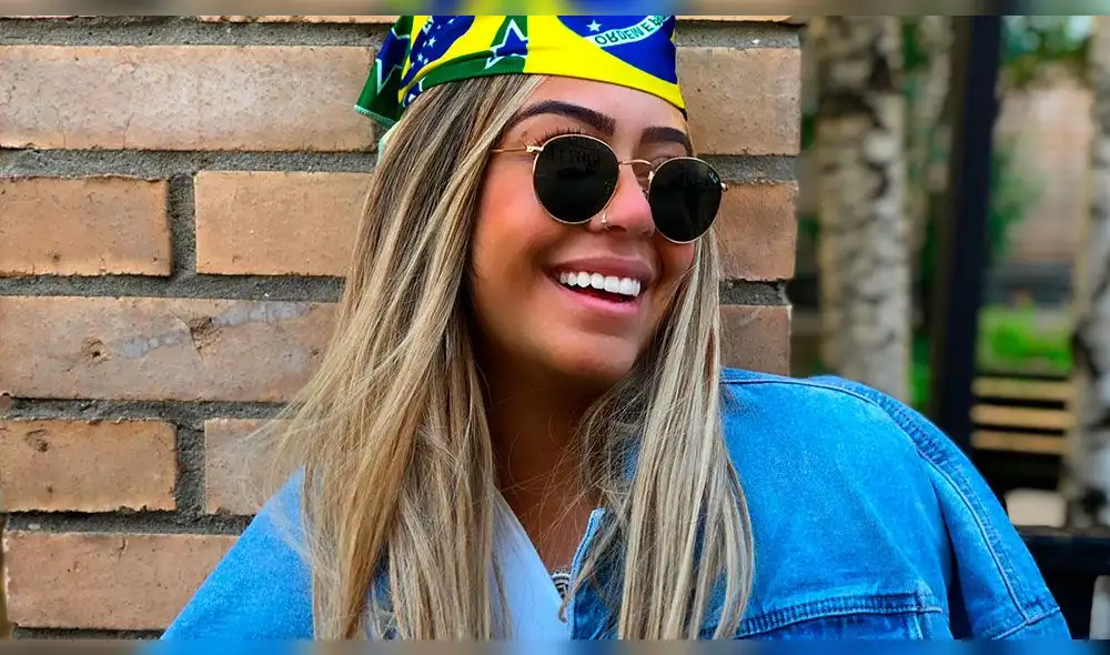 Rafaella Da Silva le echó suerte al delantero del Flamengo para terminar siendo el goleador del partido. Foto: Instagram.