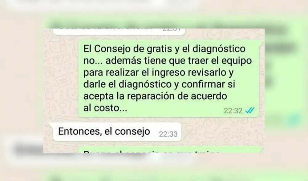 WhatsApp: pide ayuda a técnico para que arregle gratis su laptop, pero fue 'troleado' [FOTOS]