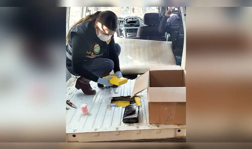 Incautación. Policía ingreso a esta vivienda que almacenaba la droga y el dinero.