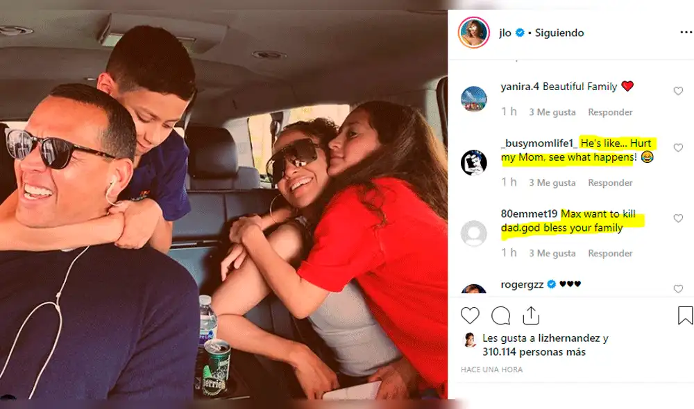 Hijo de Jennifer Lopez y Marc Anthony sorprende con broma pesada a Alex Rodríguez