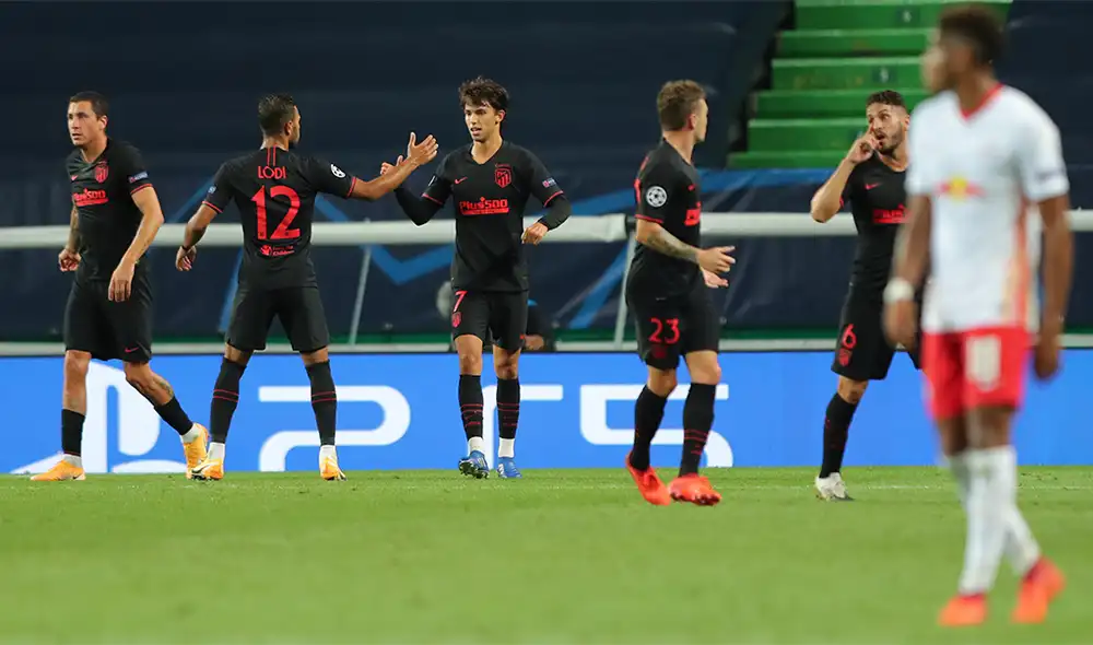 João Félix le da vida al Atlético de Madrid y puso el empate el Leipzig por la Champions League. | Foto: AFP João Félix le da vida al Atlético de Madrid y puso el empate el Leipzig por la Champions League. | Foto: AFP