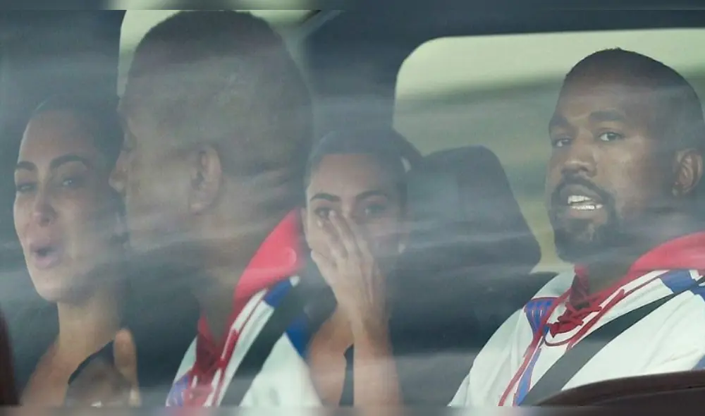 Kanye West: Kim Kardashian es captada llorando durante intensa discusión con su esposo