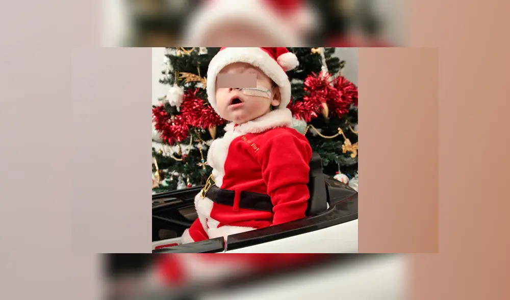 Bebé quedó sin extremidades y su madre le regala un juguete especial que lo ayudará a movilizarse [FOTOS]