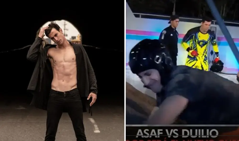 Duilio Vallebuona ingresó a "EEG" como reemplazo de Jota Benz, quien viene recuperándose de una lesión. Foto: composición LR/ Instagram/ Duilio Vallebuona/ América TV.