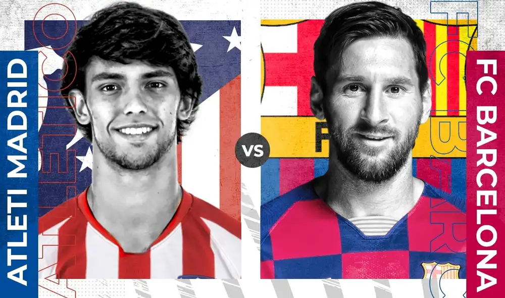 Barcelona, con Messi, y Atlético de Madrid, con Joao Félix se ven las caras en el Wanda Metropolitano. Foto: Composición de Gerson Cardoso/La República
