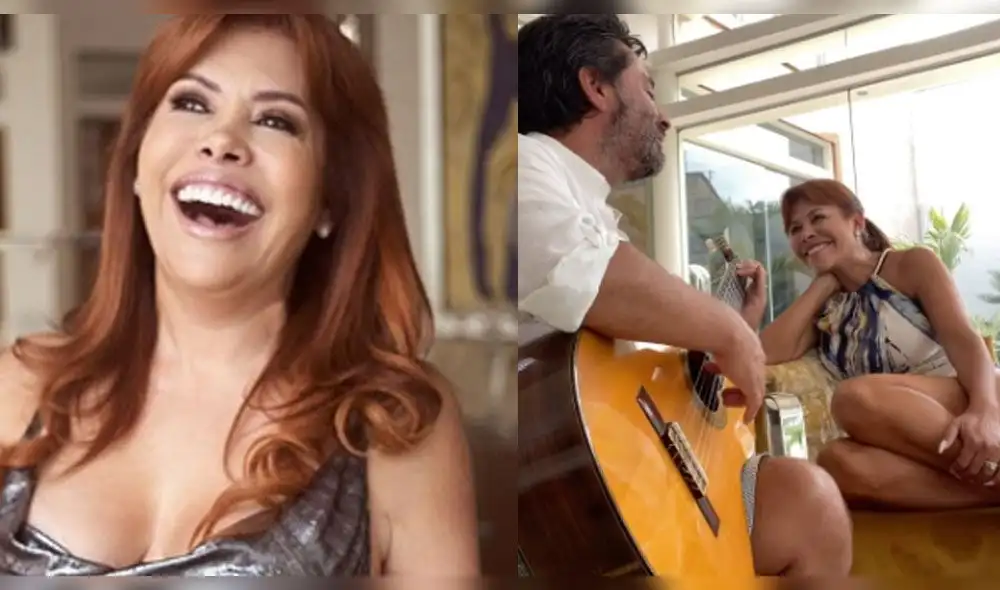 Magaly Medina un emotivo momento al lado de su esposo Alfredo Zambrano