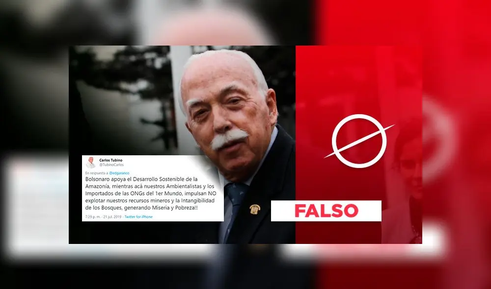 El 21 de junio, Carlos Tubino escribió que el presidente de Brasil apoyaba el desarrollo sostenible. El 21 de junio, Carlos Tubino escribió que el presidente de Brasil apoyaba el desarrollo sostenible.