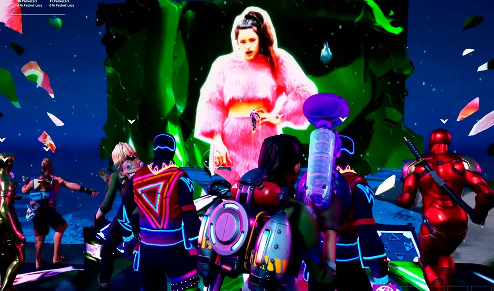 La Rosalia llega a Fiesta Ultratumba para poner a bailar a todos los fans de Fortnite al ritmo de 'Con Altura. Foto captura: YouTube