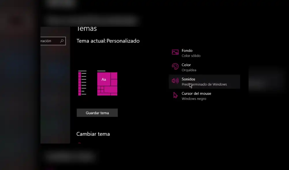 Desliza para ver los pasos que debes seguir para cambiar el sonido de conexión del USB en Windows 10. Foto: Captura. Desliza para ver los pasos que debes seguir para cambiar el sonido de conexión del USB en Windows 10. Foto: Captura.