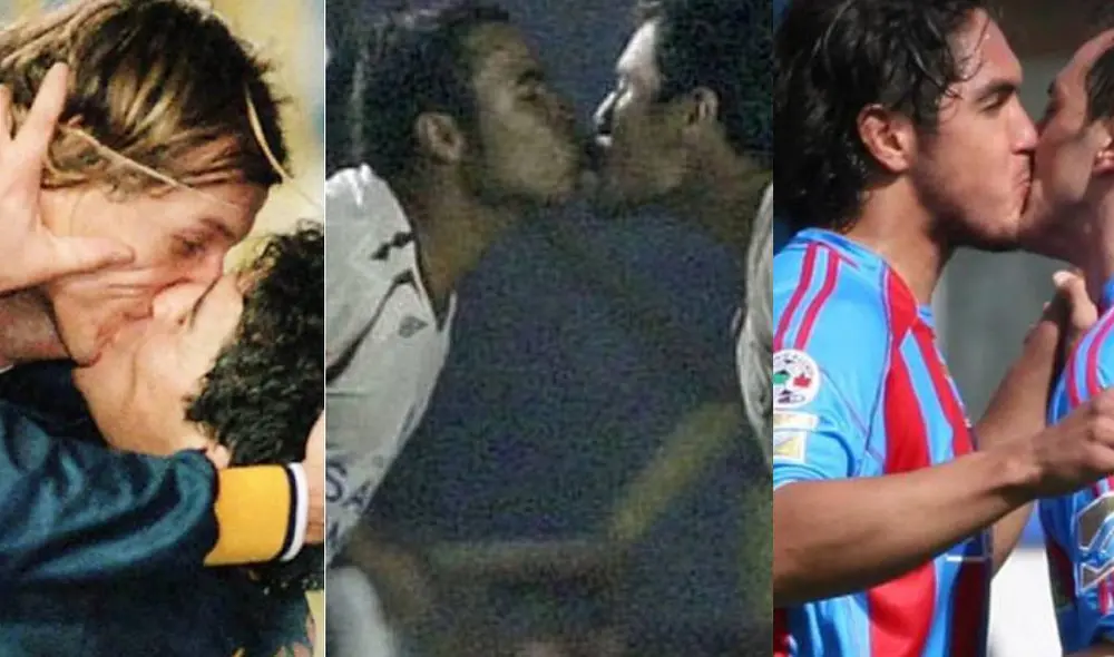 Los cinco mejores besos de futbolistas.