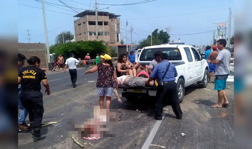Explosión por triple choque deja 18 muertos y 7 heridos en Trujillo Explosión por triple choque deja 18 muertos y 7 heridos en Trujillo