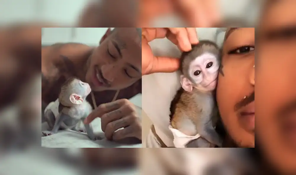 YouTube viral: Joven adopta a un mono y lo cuida como si fuera su bebé [VIDEO]