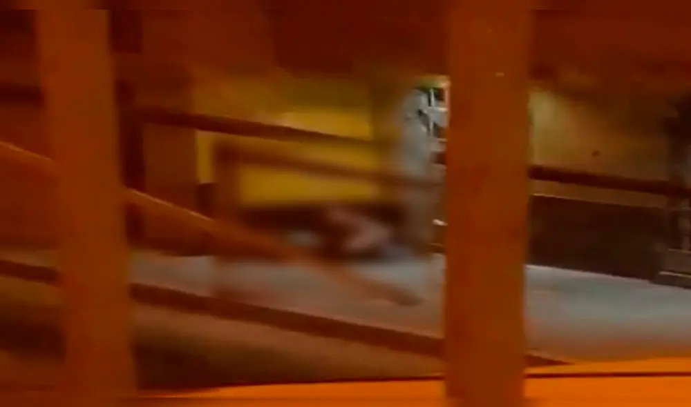 Pareja del mismo sexo aprovechó la oscuridad de la noche.