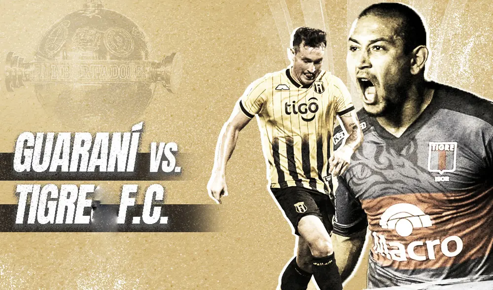 Guaraní vs. Tigre por la Copa Libertadores. | Composición de Fabrizio Oviedo Guaraní vs. Tigre por la Copa Libertadores. | Composición de Fabrizio Oviedo