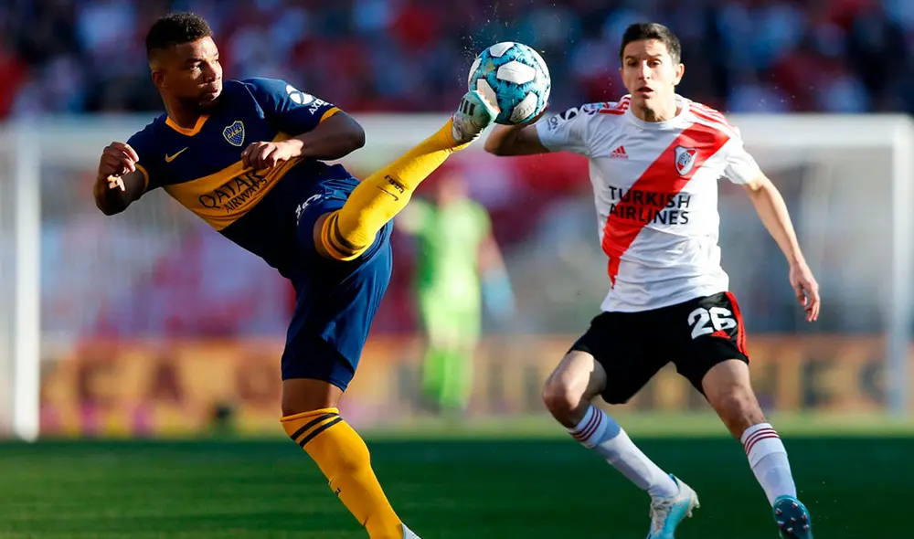 River Plate y Boca Juniors chocan en el estadio Monumental por la Superliga Argentina 2019. (Créditos: EFE) River Plate y Boca Juniors chocan en el estadio Monumental por la Superliga Argentina 2019. (Créditos: EFE)
