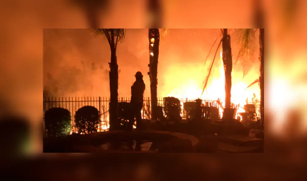 Kim y Khloé devastadas porque incendio destruyó la mansión de Caitlyn Jenner [VIDEOS y FOTOS]