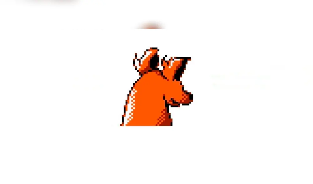 Sprite de Entei en la beta de Pokémon Gold and Silver's de 1997.