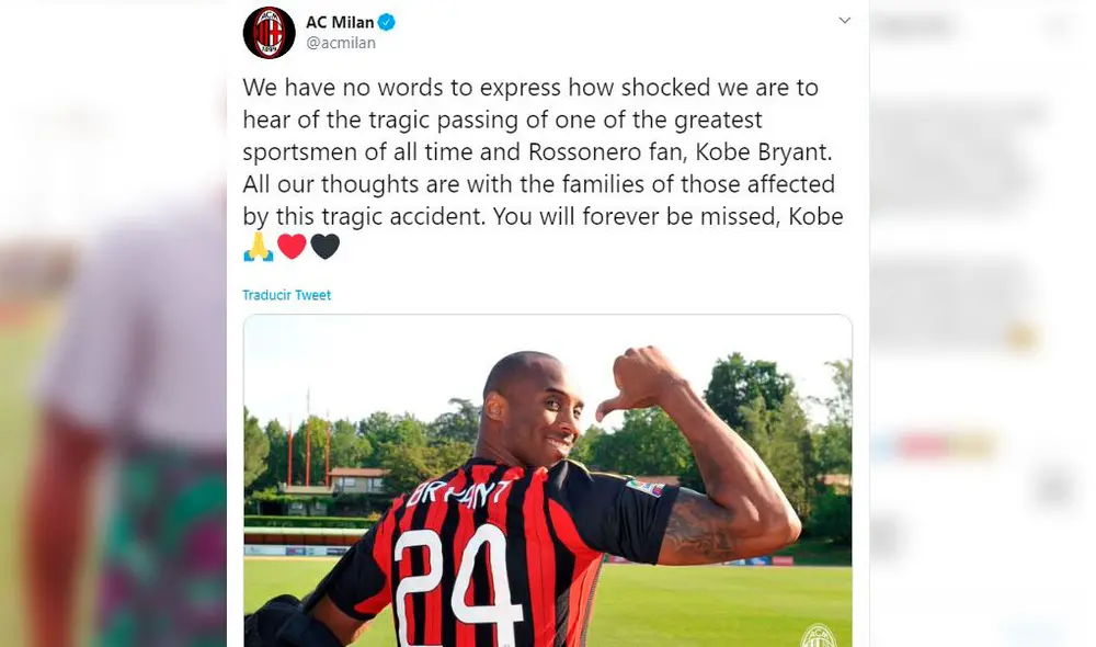 Estrellas del fútbol publican sentidos mensajes ante la muerte de Kobe Bryant. Foto: Instagram