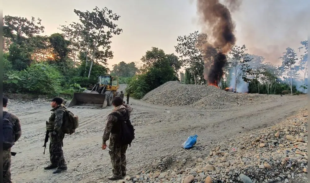 Intervención se desarrolló en las regiones de Cusco y Madre de Dios. Foto: Policía Nacional