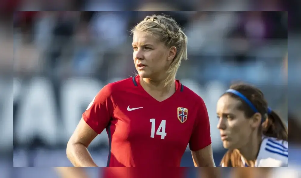 Ada Hegerberg juega como delantera en el Olympique de Lyon de la Division 1 francesa. (Foto: La Nueva Mañana) Ada Hegerberg juega como delantera en el Olympique de Lyon de la Division 1 francesa. (Foto: La Nueva Mañana)