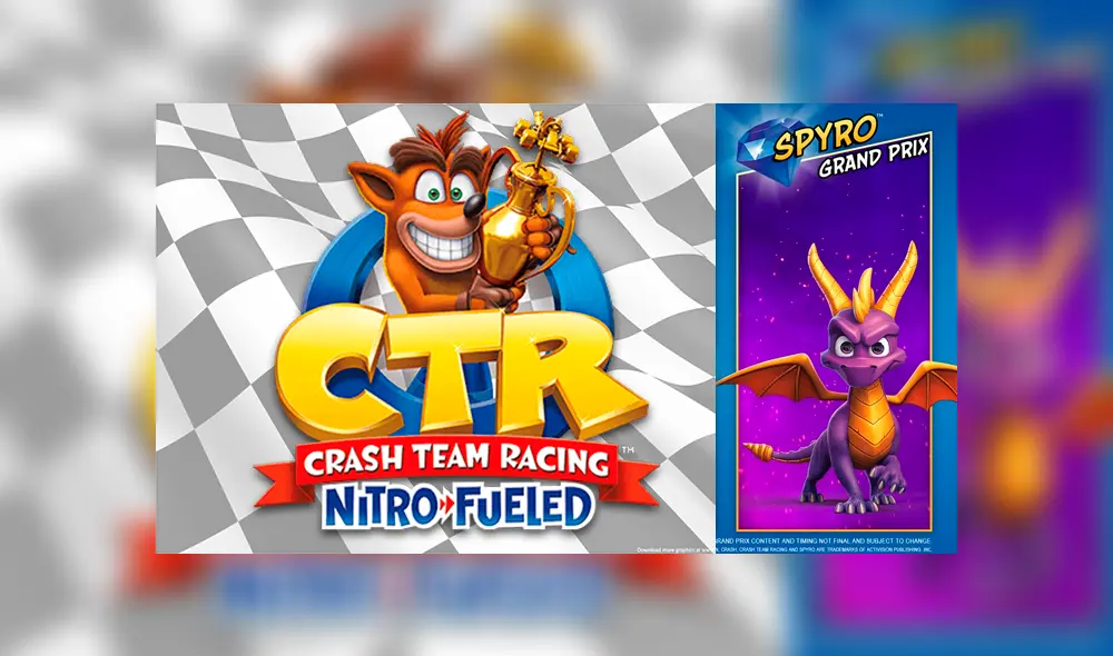 Crash Team Racing: Remake incluirá al popular Spyro como personaje y regalará contenido [VIDEO]