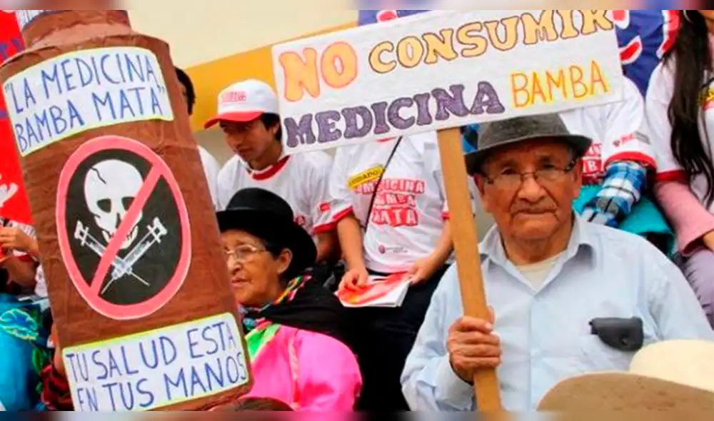 Pasco: realizan pasacalle para informar a la población sobre las medicinas bamba Pasco: realizan pasacalle para informar a la población sobre las medicinas bamba
