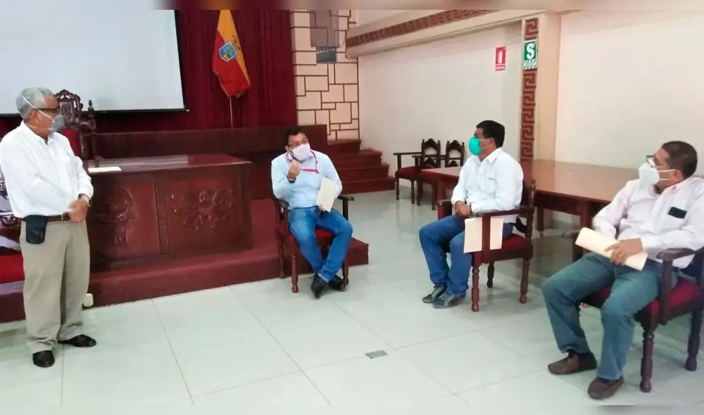 Autoridades regionales y de Reque Autoridades regionales y de Reque