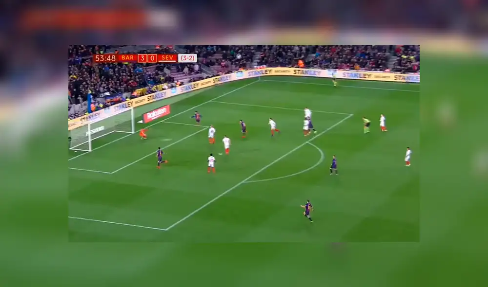 Barcelona vs Sevilla: Sergi Roberto pone la goleada tras genial pase de Messi [VIDEO]