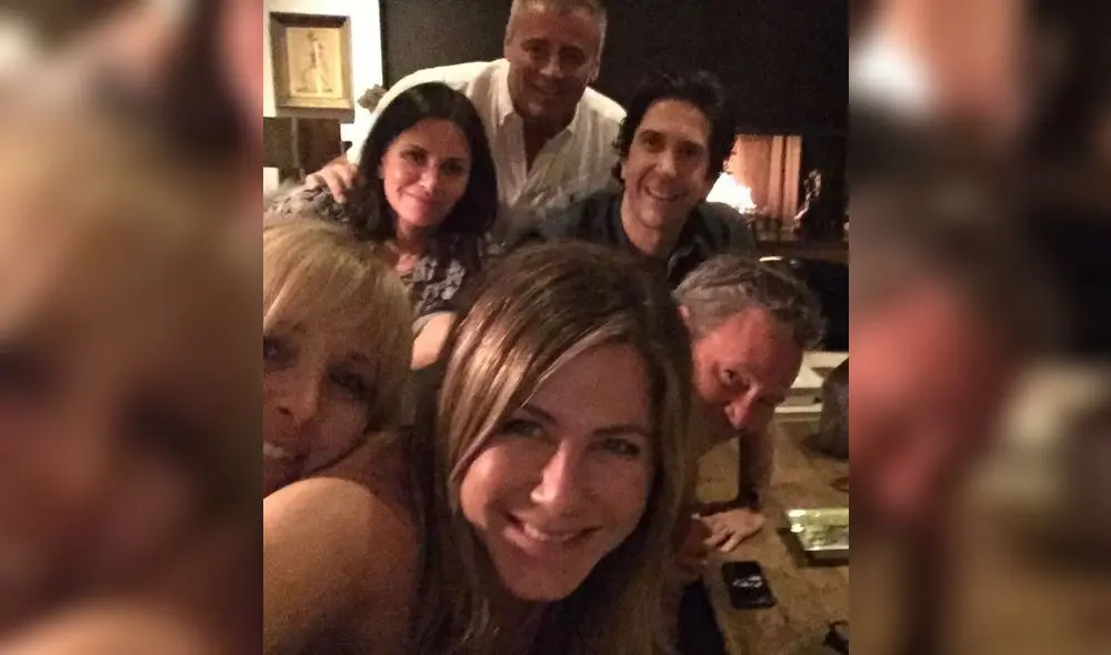 Jennifer Aniston y el elenco de la serie Friends