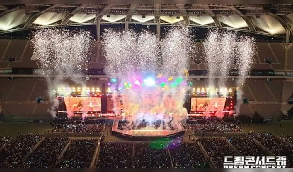 Desliza para ver más fotos del Dream Concert 2020. Créditos: Yonhap
