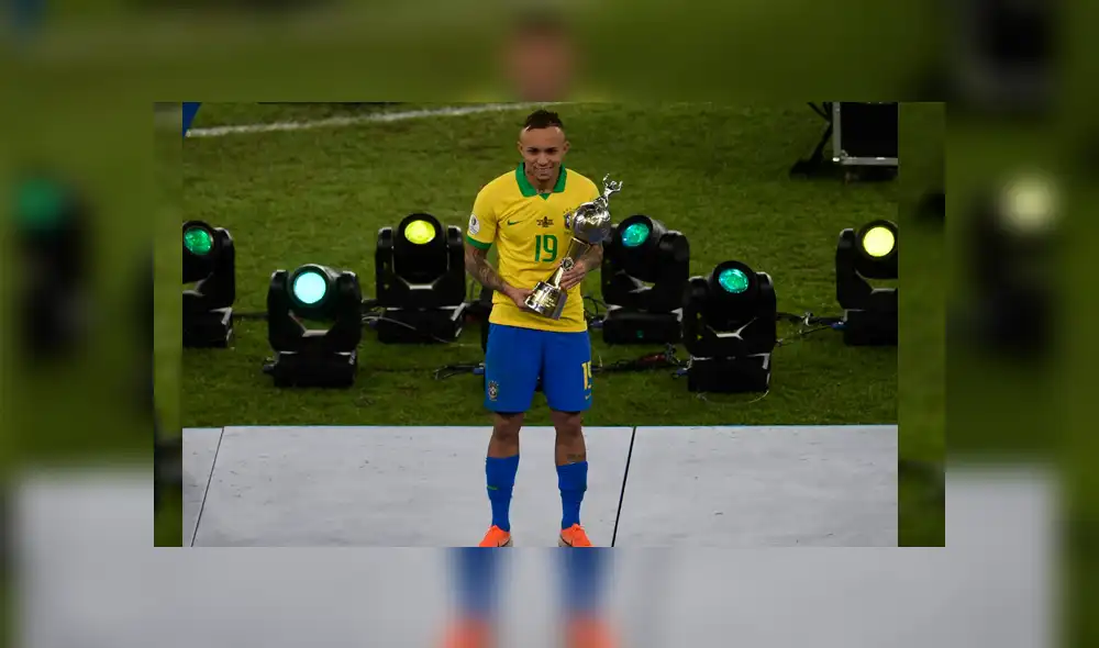 Everton ganó la Bota de Oro de la Copa América 2019. Créditos: AFP Everton ganó la Bota de Oro de la Copa América 2019. Créditos: AFP
