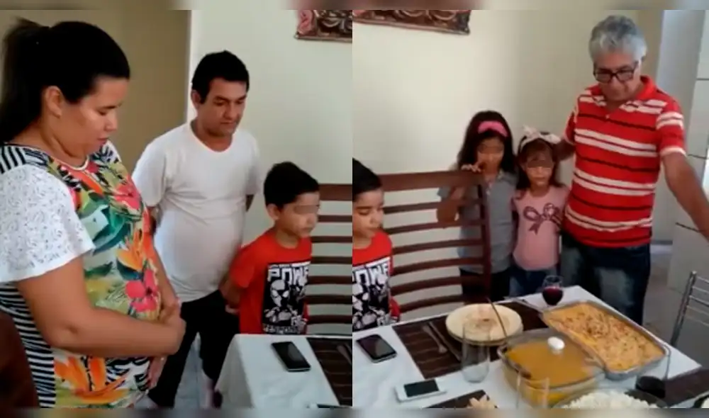 Facebook: familia quedó aterrorizada tras una extraña aparición durante la oración