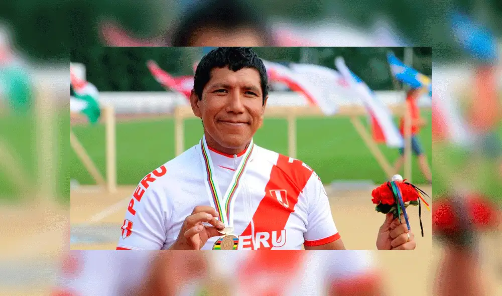 Israel Hilario compite en ciclismo paraolímpico. Foto: Difusión