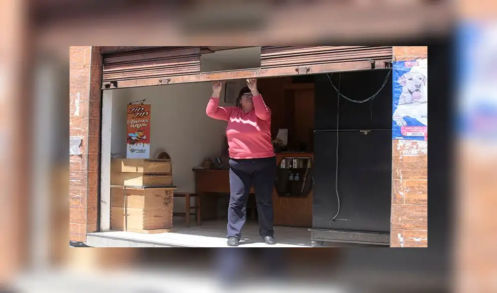 Algunos negocios cerraron sus puertas con temor a ser amedrentados Algunos negocios cerraron sus puertas con temor a ser amedrentados