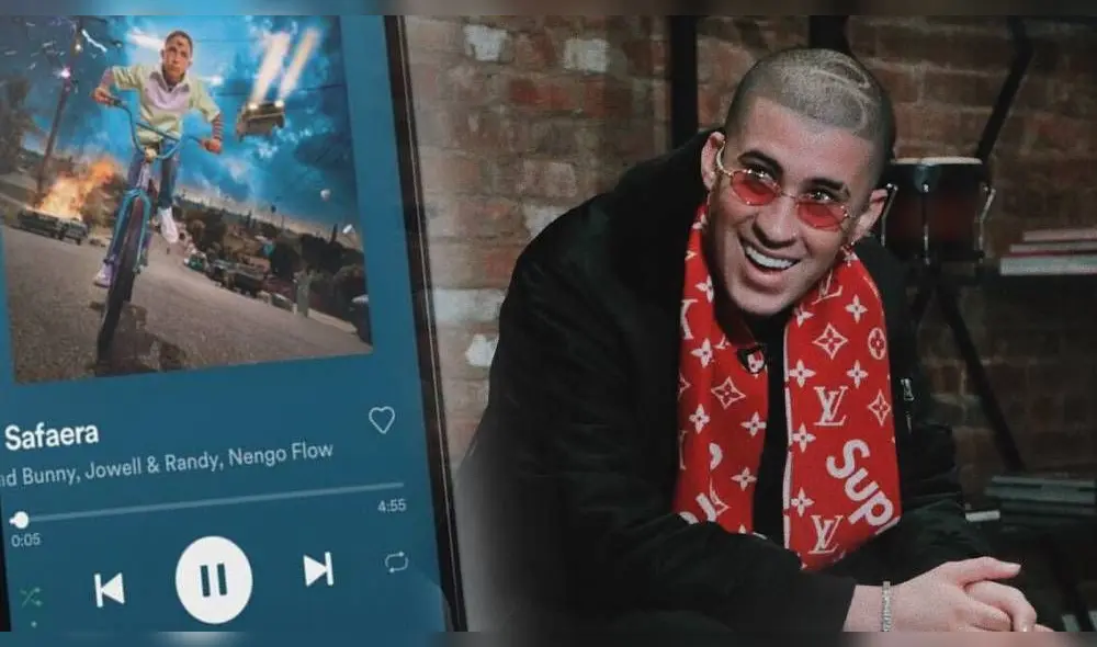 “Safaera” fue excluida por varias horas de la aplicación de streaming sin ningún tipo de comunicado o explicación. (Foto: Composición)