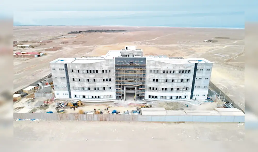 Paralizado. Trabajos quedaron estancados en hospital. Paralizado. Trabajos quedaron estancados en hospital.