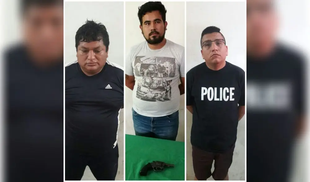 Capturan a marcas que participaron en robo de 129 mil soles Capturan a marcas que participaron en robo de 129 mil soles