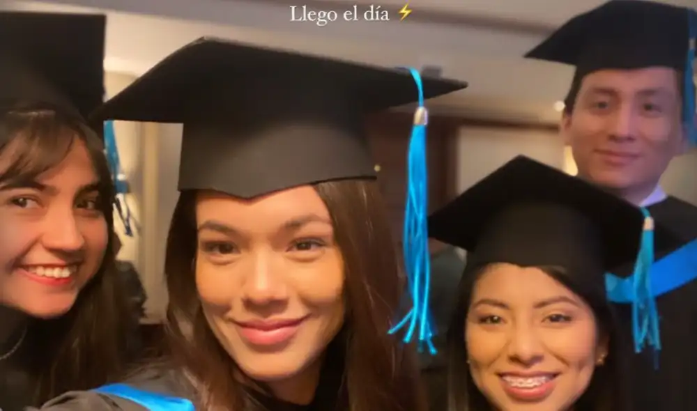 Jazmín Pinedo terminó su carrera de Publicidad. Foto. Instagram Jazmín Pinedo.